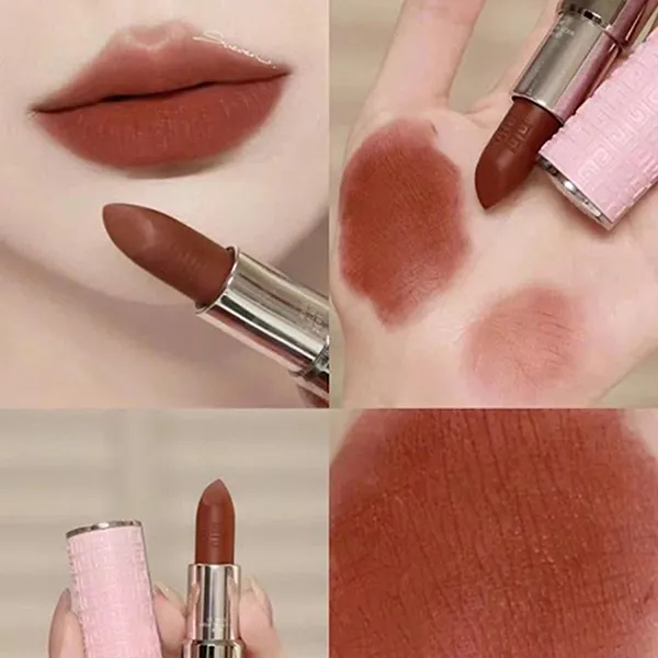 Son Givenchy Le Rouge Sheer Velvet 52 Limited Edition Nâu Đất - Son Môi - Vua Hàng Hiệu