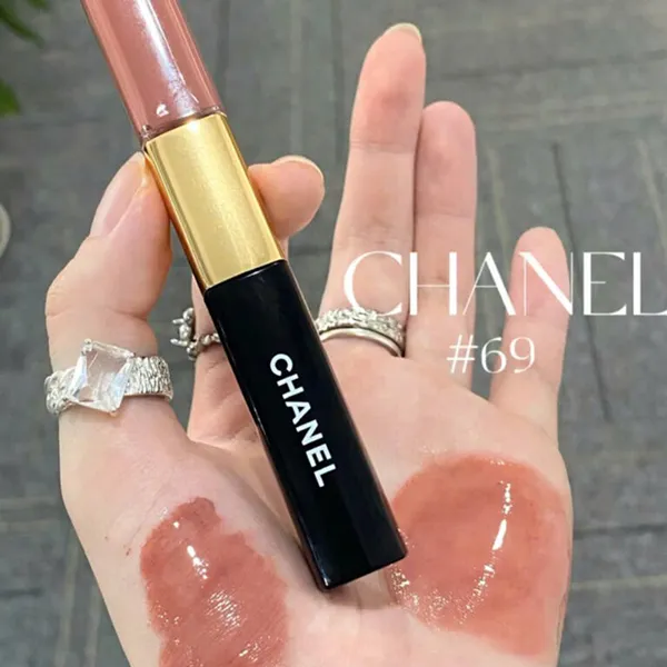 Son Kem Chanel Le Rouge Duo Ultra Tenue 69 Tender Beige Màu Hồng Nude