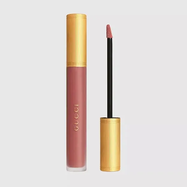 Son Kem Gucci Rouge Liquid Matte 208 They Met In Argentina Màu Hồng Đất - Son Môi - Vua Hàng Hiệu