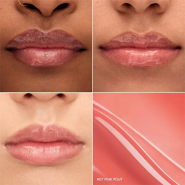 Son Kem Sephora Collection Outrageous Plump Hydrating Lip Gloss 07 Pink Pout Màu Hồng Nude
