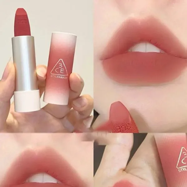 Son Lì 3CE Cashmere Hug Lipstick 07 Knit Màu Đỏ Nâu