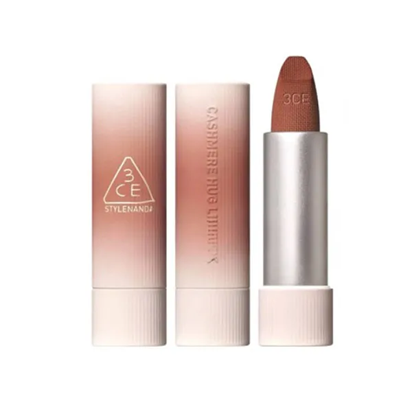 Son Lì 3CE Cashmere Hug Lipstick 09 Taupe Beige Màu Nâu Đất