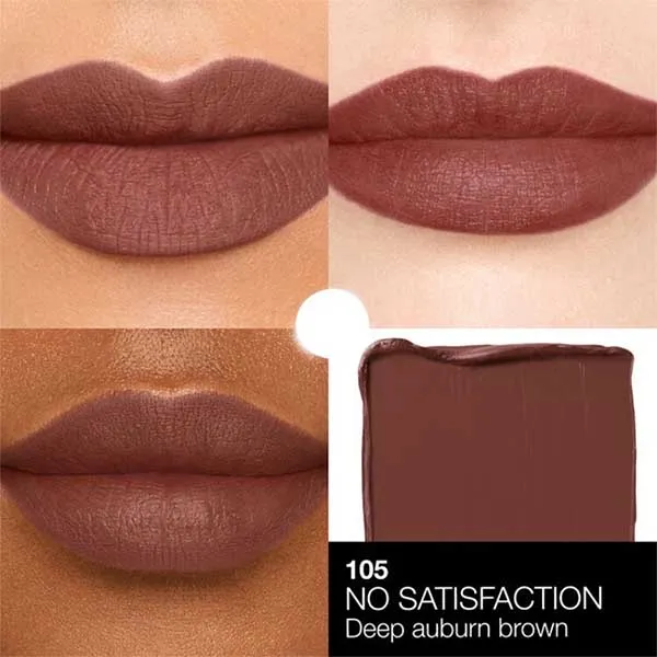 Son Lì Nars Powermatte Lipstick 105 No Satisfaction Màu Nâu Đỏ - Son Môi - Vua Hàng Hiệu