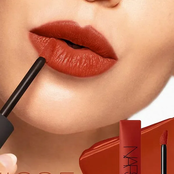 Son Kem Nars Air Matte Lip Color 385 Burlesque Màu Đỏ Cam Gạch