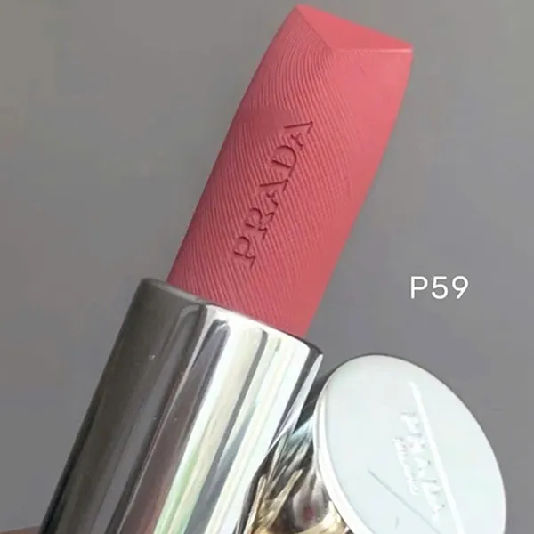Son Prada Monochrome Hyper Matte P59 Amarena Màu Hồng Đất 3.8g