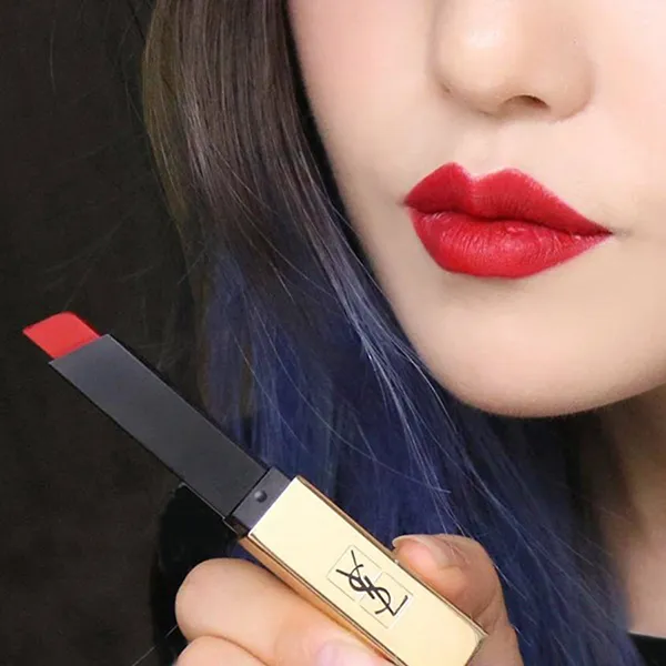 Son Yves Saint Laurent YSL Rouge Pur Couture The Slim Màu 23 - Mystery Red Màu Đỏ Cherry (Unbox)