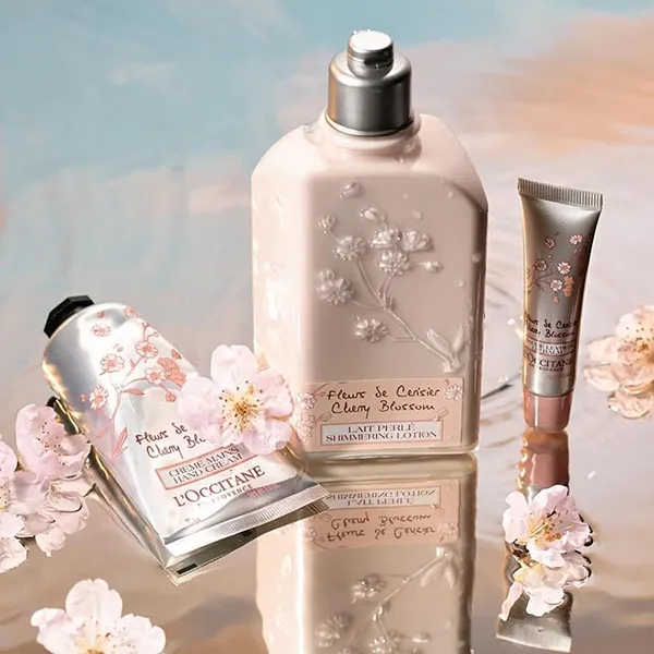 Sữa Dưỡng Thể Hoa Anh Đào L'Occitane Cherry Blossom Shimmering Lotion 500ml - Mỹ phẩm - Vua Hàng Hiệu