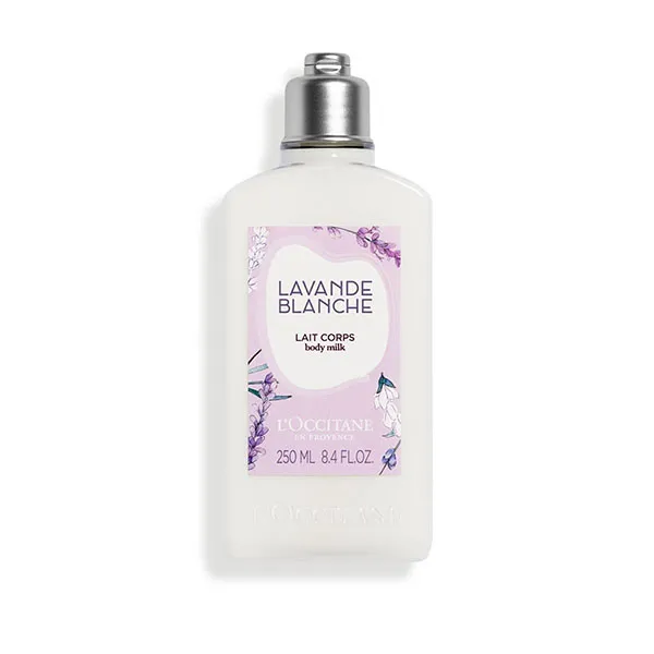 Sữa Dưỡng Thể L'Occitane Hoa Oải Hương Tuyết White Lavender Body Lotion 250ml