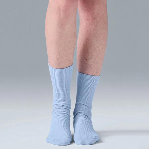 Tất Alo Yoga Unisex Half-Crew Understated Sock - Seashell Blue - Màu Xanh Blue Freesize - Thời trang - Vua Hàng Hiệu