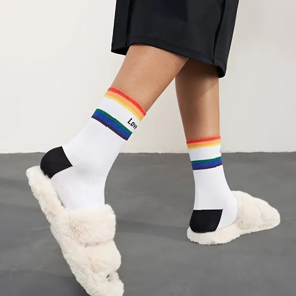 Tất Lululemon Unisex Tale To Tell Mid Crew Socks - White - Freesize Màu Trắng - Thời trang - Vua Hàng Hiệu