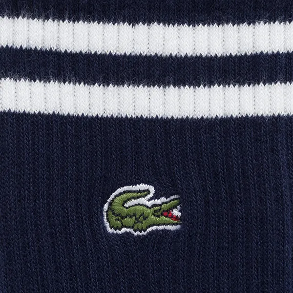 Tất Nam Lacoste Men's Color Tipping Middle Socks RA938E 54G 166 Màu Xanh Navy - Thời trang - Vua Hàng Hiệu