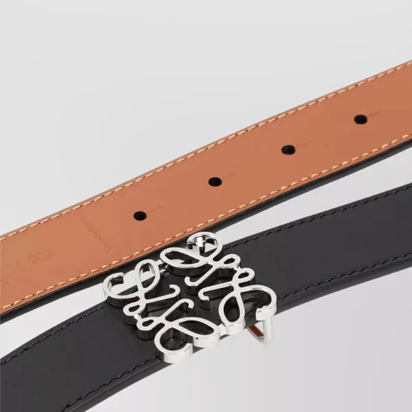 Thắt Lưng Nữ Loewe Reversible Anagram Belt 3cm E619Z26X03 Màu Nâu Đen Size 75 - Thắt lưng - Vua Hàng Hiệu