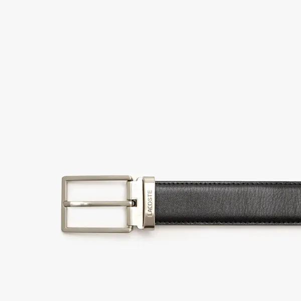 Thắt Lưng Nam Lacoste Two Pin Buckle Belt RC4050M 53G 672 Màu Đen - Thắt lưng - Vua Hàng Hiệu