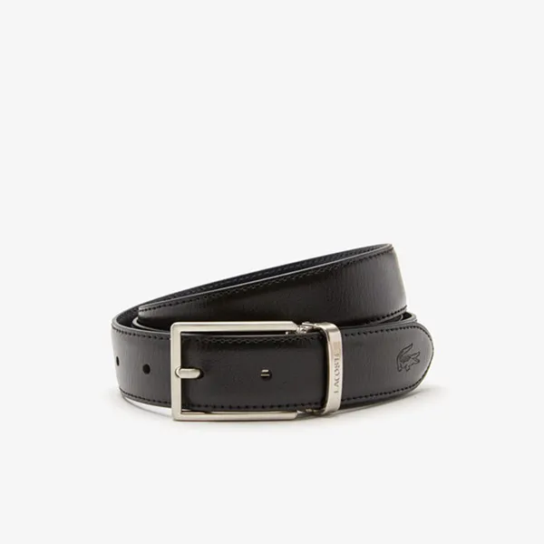 Thắt Lưng Nam Lacoste Two Pin Buckle Belt RC4050M 53G 672 Màu Đen - Thắt lưng - Vua Hàng Hiệu