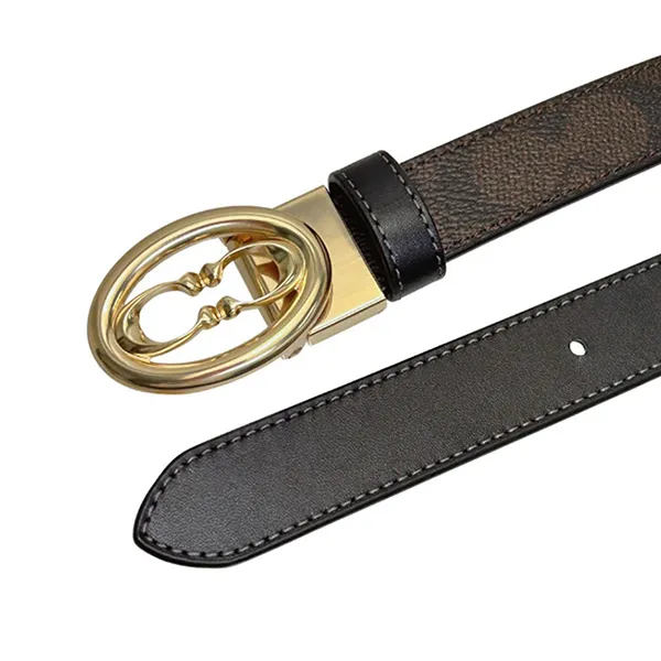 Thắt Lưng Nữ Coach Harness Buckle Cut To Size Reversible Belt 25mm CZ196 Im/ Walnut/ Black Màu Đen Nâu - Thắt lưng - Vua Hàng Hiệu