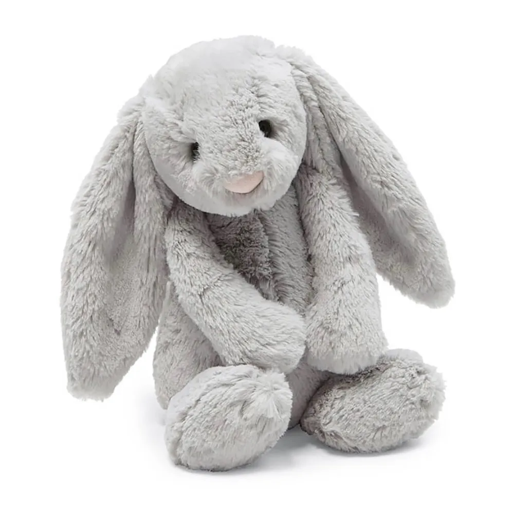 Thỏ Bông Jellycat Soft Toy Bashful Silver Bunny Màu Xám Bạc - Đồ chơi mô hình - Vua Hàng Hiệu