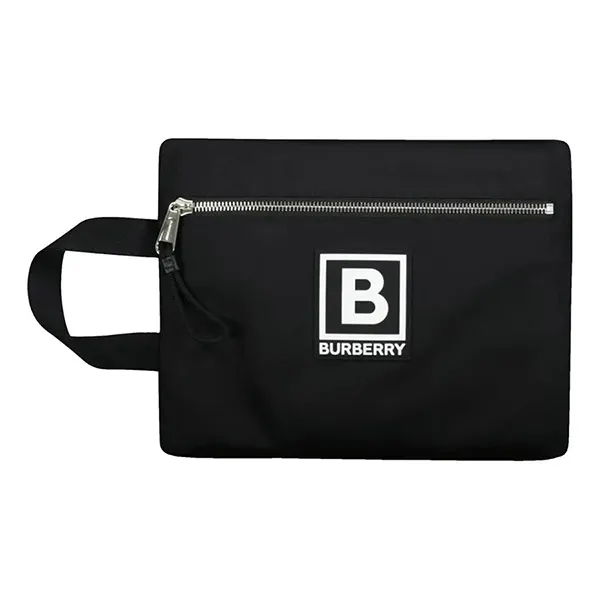Túi Cầm Tay Burberry Noir Synthétique Màu Đen - Túi xách - Vua Hàng Hiệu