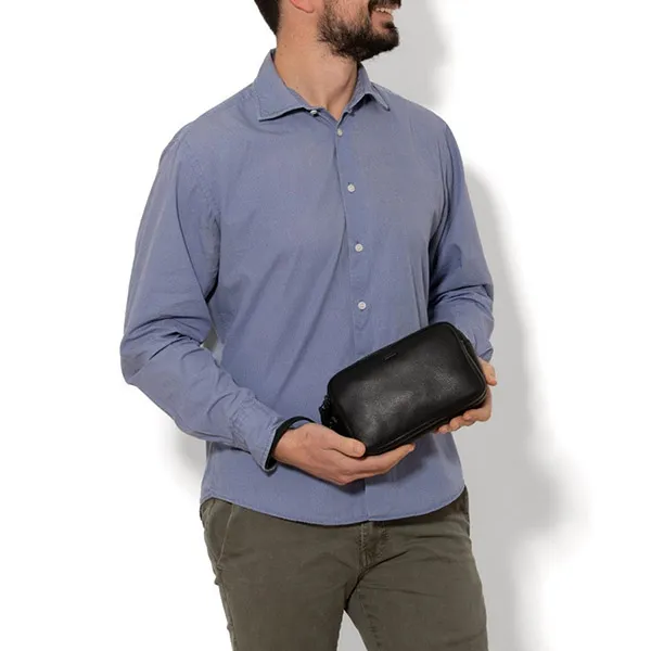 Túi Cầm Tay Nam Gianni 1812109-10 Clutch Màu Đen - Túi xách - Vua Hàng Hiệu