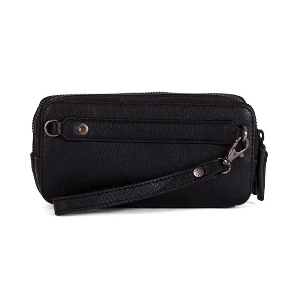Túi Cầm Tay Nam Gianni 1812200-10-Black Màu Đen - Túi xách - Vua Hàng Hiệu