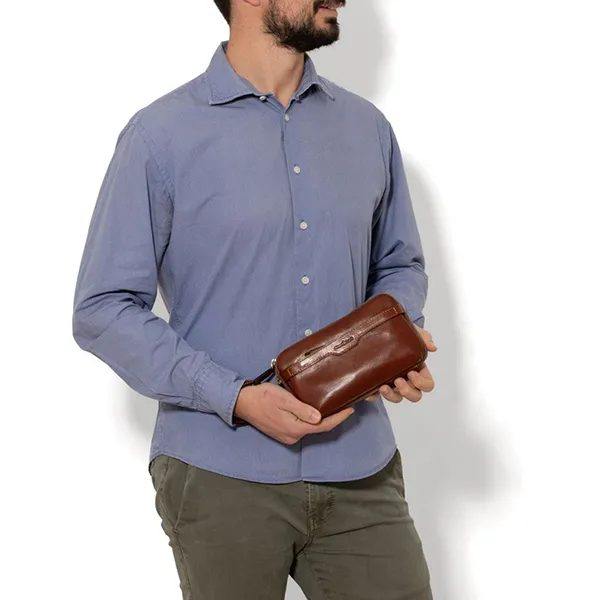 Túi Cầm Tay Nam Gianni Conti Bag 912103-28 Màu Nâu