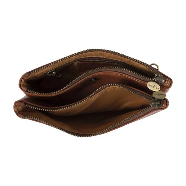 Túi Cầm Tay Nam Gianni Conti Bag 912201-28 Màu Nâu - Túi xách - Vua Hàng Hiệu