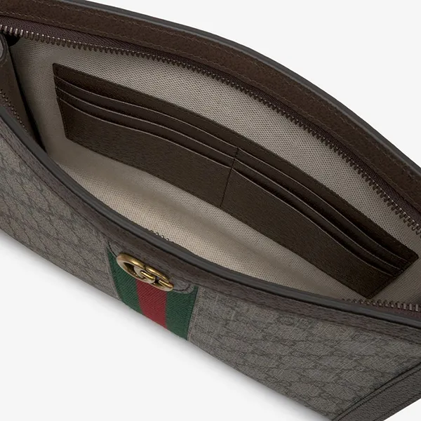 Túi Cầm Tay Nam Gucci Men's Medium Ophidia Pouch 76024396IWT8745 Màu Beige