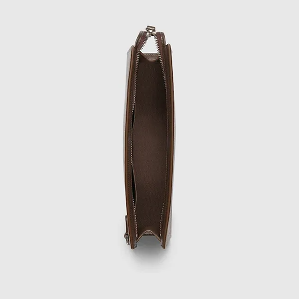 Túi Cầm Tay Nam Gucci Men's Mini Bags & Pouches Bi-Color Small Pouch Màu Nâu Be - Túi xách - Vua Hàng Hiệu