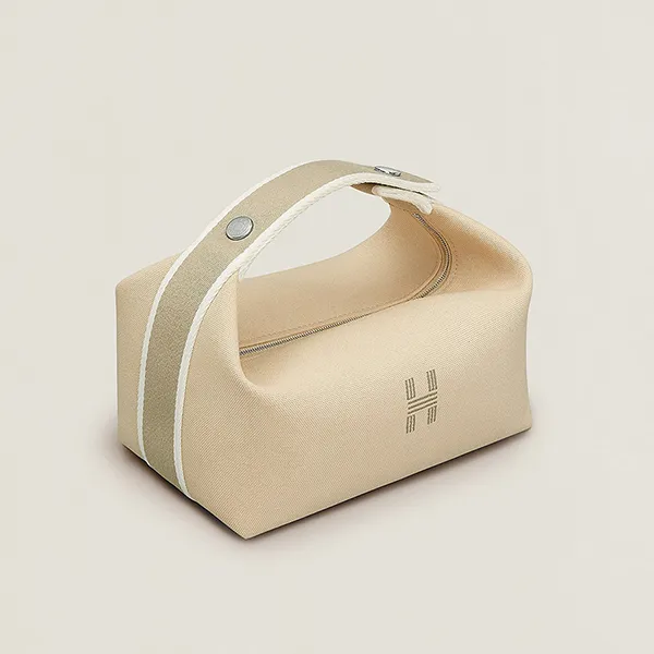 Túi Cầm Tay Nữ Hermès Bride-A-Brac Case Small Model H104222Mv01 Naturel Màu Be