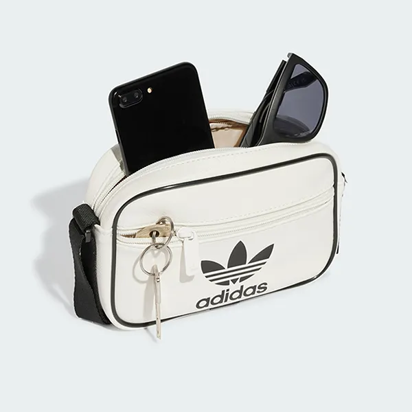 Túi Đeo Chéo Adidas Airliner Mini Classic Adicolor JI9445 Màu Trắng - Túi xách - Vua Hàng Hiệu