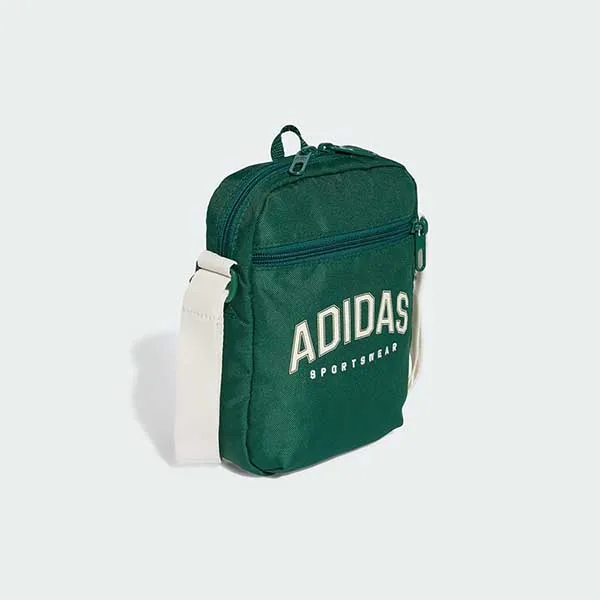 Túi Đeo Chéo Adidas Classic Print Crossbody Bag JD1901 Màu Xanh Trắng - Túi xách - Vua Hàng Hiệu