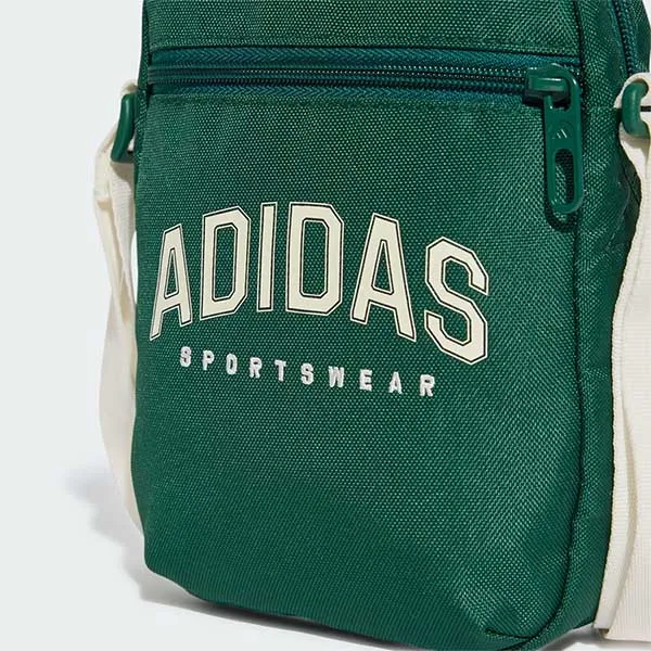 Túi Đeo Chéo Adidas Classic Print Crossbody Bag JD1901 Màu Xanh Trắng - Túi xách - Vua Hàng Hiệu
