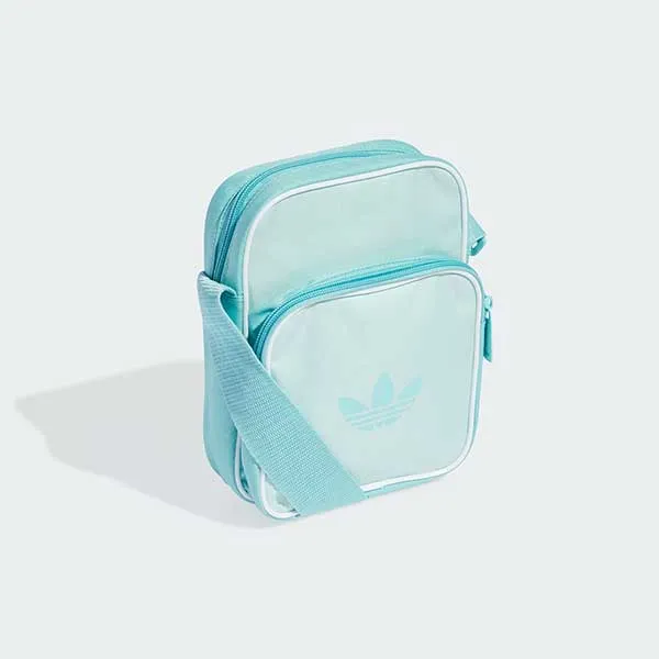 Túi Đeo Chéo Adidas Small Item Classic Adicolor Crossbody Bag JD5545 Màu Xanh Nhạt - Túi xách - Vua Hàng Hiệu