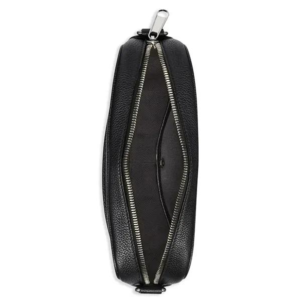 Túi Đeo Chéo Gucci Logo-Embroidered Leather Mini Shoulder Bag 768391 AACYX 8446 Màu Đen