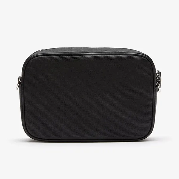 Túi Đeo Chéo Lacoste Crossbody Bag With Zippered Flat Pocket NF3954 53G 000 Màu Đen - Túi xách - Vua Hàng Hiệu