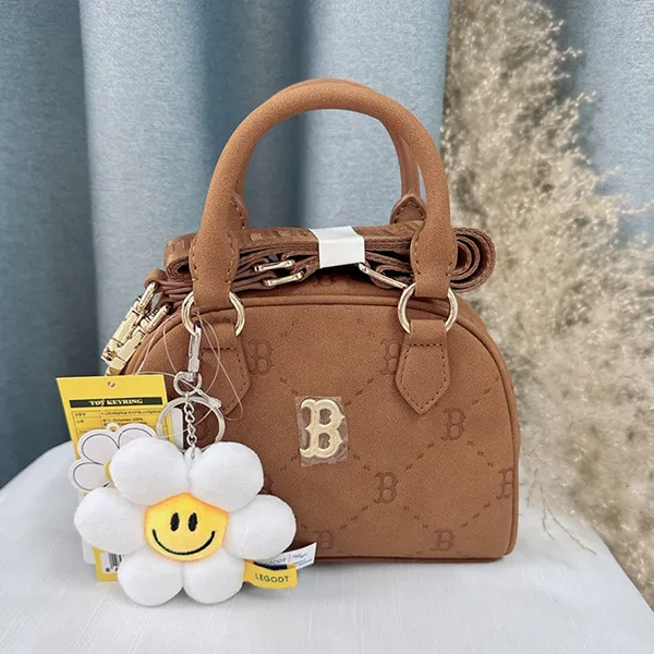 Túi Đeo Chéo MLB Diamond Monogram Boston Red Sox Crossbody Bag 7ACRMDA5N-43BRS Màu Nâu - Túi xách - Vua Hàng Hiệu
