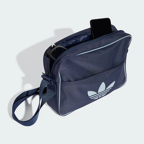 Túi Đeo Chéo Nam Adidas Airline Classic Adicolor JD5540 Màu Xanh Navy - Túi xách - Vua Hàng Hiệu