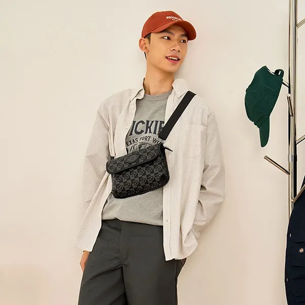 Túi Đeo Chéo Nam Dickies Logo Bag DK-C093 Màu Đen - Túi xách - Vua Hàng Hiệu
