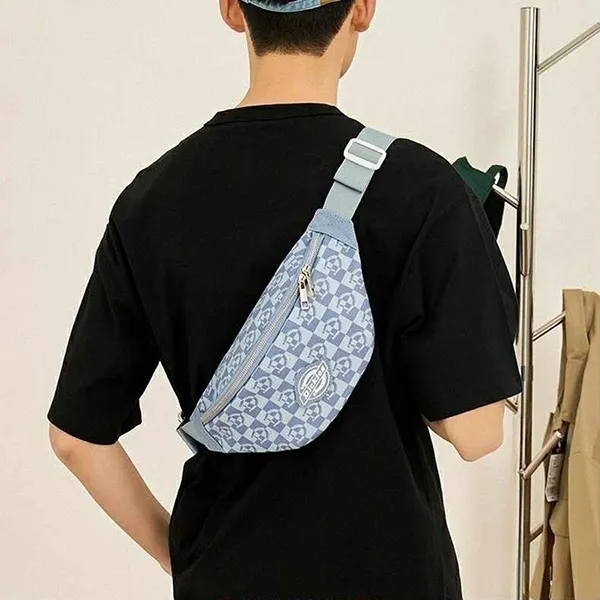 Túi Đeo Chéo Nam Dickies Logo Bag DK-W091 244U90LMY91Bl01 Màu Xanh Họa Tiết