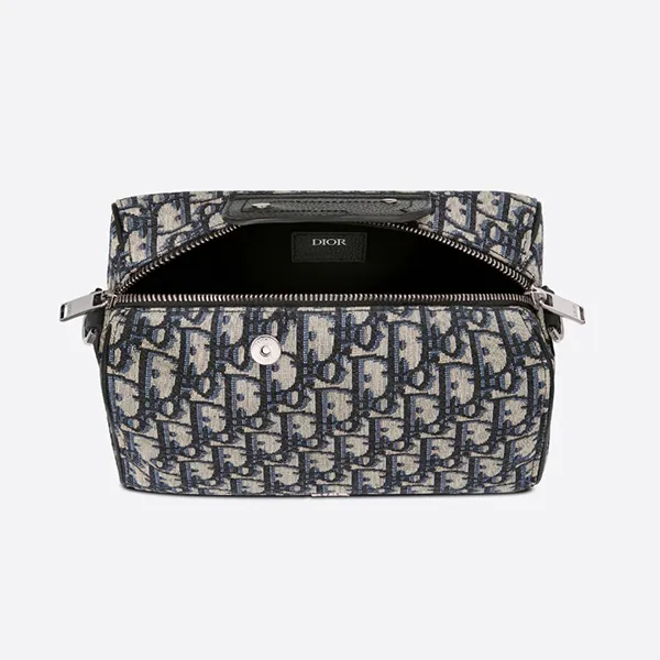 Túi Đeo Chéo Nam Dior Lingot 22 Dior Oblique Jacquard 'Beige Black' 1ADPO249YKY-H27E Màu Be/Đen - Túi xách - Vua Hàng Hiệu
