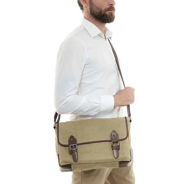 Túi Đeo Chéo Nam Gianni Conti Bag 6022684-609 Màu Nâu Be - Túi xách - Vua Hàng Hiệu