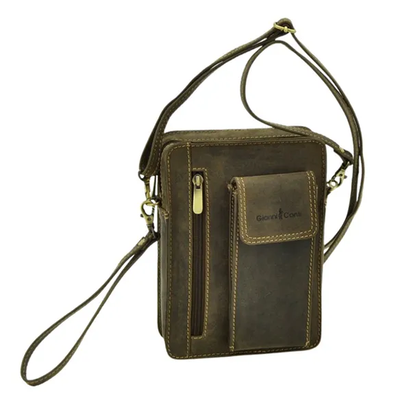 Túi Đeo Chéo Nam Gianni Conti Bag 962266-16 Màu Xám - Túi xách - Vua Hàng Hiệu