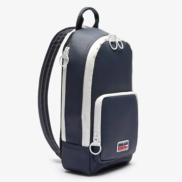 Túi Đeo Chéo Nam Lacoste Men's Classic Stripes Body Bag NH3301HF F91 Màu Xanh Navy - Túi xách - Vua Hàng Hiệu