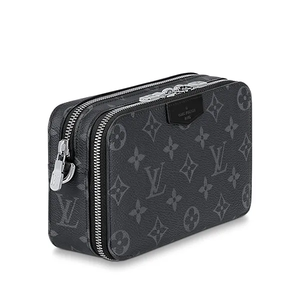 Túi Đeo Chéo Nam Louis Vuitton LV Alpha Wearable Wallet M80741 Màu Đen