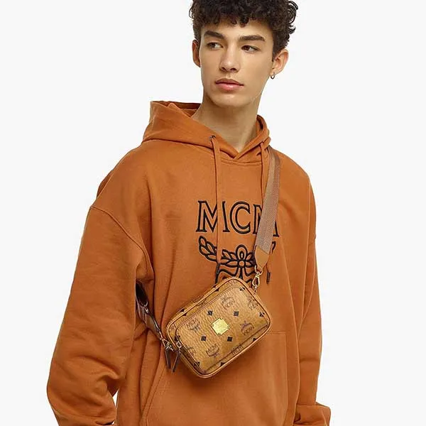 Túi Đeo Chéo Nam MCM Aren Crossbody Cognac MMRAAKC03CO001 Màu Nâu đến - Túi xách - Vua Hàng Hiệu