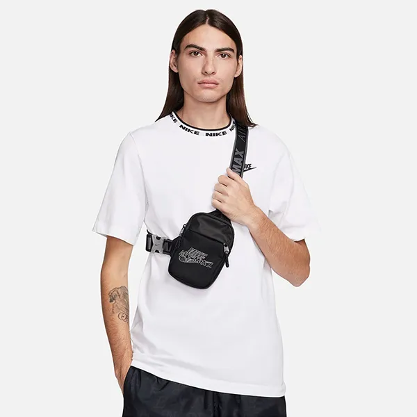 Túi Đeo Chéo Nam Nike Sportswear Essentials FZ6122-010 Màu Đen - Túi xách - Vua Hàng Hiệu
