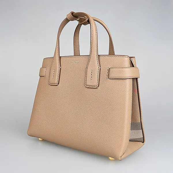 Túi Đeo Chéo Nữ Burberry Banner Logo Màu Be - Túi xách - Vua Hàng Hiệu
