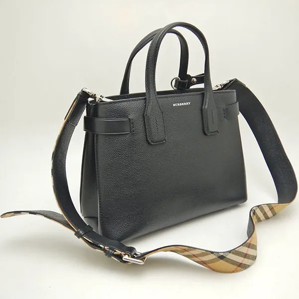 Túi Đeo Chéo Nữ Burberry Small Banner 4076748 Màu Đen - Túi xách - Vua Hàng Hiệu