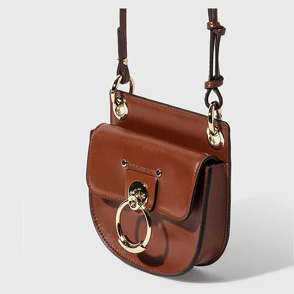 Túi Đeo Chéo Nữ Chloé Mini Tess Bag Màu Nâu Đậm - Túi xách - Vua Hàng Hiệu
