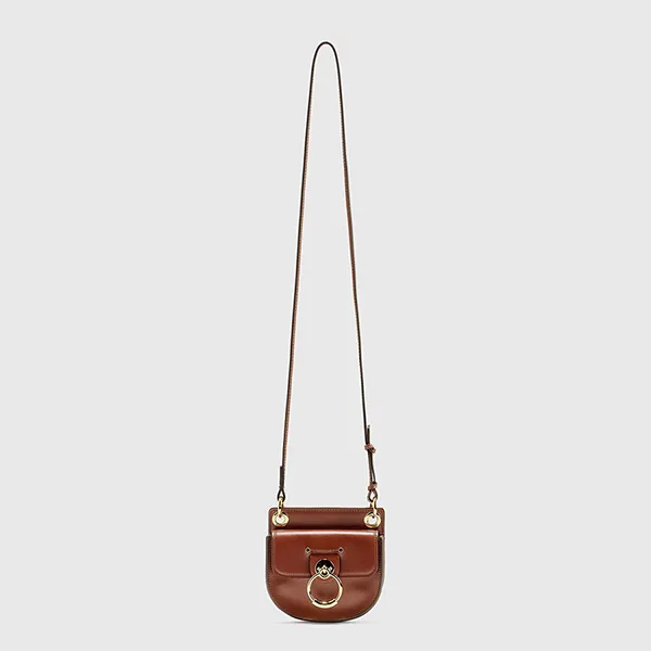 Túi Đeo Chéo Nữ Chloé Mini Tess Bag Màu Nâu Đậm - Túi xách - Vua Hàng Hiệu