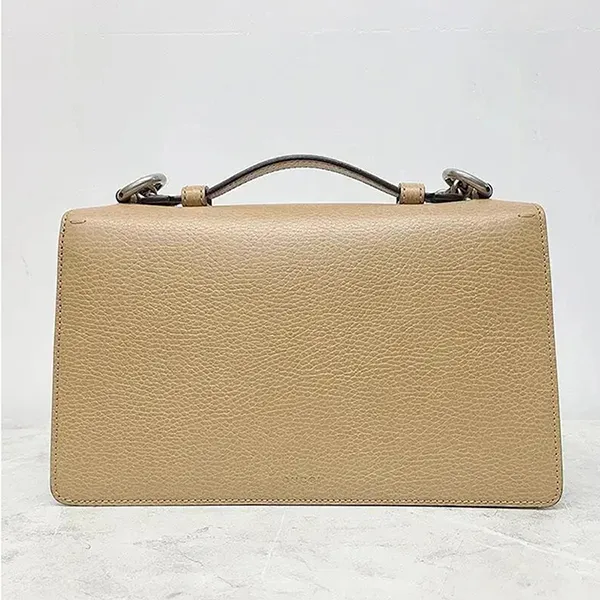 Túi Đeo Chéo Nữ Gucci Beige Dionysus Top Handle Medium Chain Bag Màu Be - Túi xách - Vua Hàng Hiệu